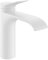 hansgrohe Vivenis - Waschtischarmatur mit Zugstangen-Ablauf, energiesparend (CoolStart), Wasserhahn Bad mit Auslauf Höhe 110 mm, Mischbatterie Waschbecken wassersparend (EcoSmart), Mattweiß, 75023700