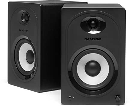 SAMSON MediaOne M50BT - Coppia di monitor da studio Bluetooth alimentati da 5