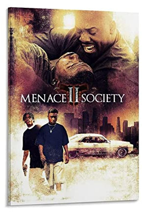 ACIDI Bilder Wohnzimmer Modern 50 * 70cm Menace II Society Film Poster Wall Art Print Geschenk Bild Malerei Poster Kunstwerk Home Decor Kein Rahmen