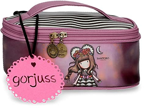 Gorjuss Frida Kulturbeutel, Rosa, 22 x 10 x 10 cm, Kunstleder, Rosa, Talla única, Kosmetiktasche