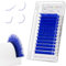 ANNAFRIS Farbige Wimpernverlängerung Blau 0.07 D 8-15mm Mix Einzelne Wimpern Extensions Volumen Wimpern Bunte Individuelle Wimpern Klassische(BLUE 0.07-D Mix)