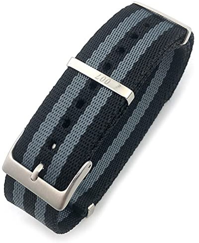 AMSOH Nato-Uhrenarmband aus Nylon, 20 mm, 21 mm, speziell für Omega-Uhr, Seamaster 007, Commander James Bond, 21 mm, Achat