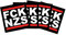 ab 30 bis 500 Stück FCK NZS Sticker 7,4cm x 7,4cm (100x FCK NZS Classic)