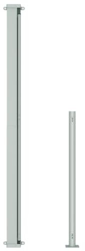 WRJENFSC Ombrellone da Picnic Ombrellone da Sole Ombrellone da Spiaggia Tenda Laterale Retrattile per Patio 200x500 cm Crema Adatta a Patii, Spiagge, Piazze, Giardini