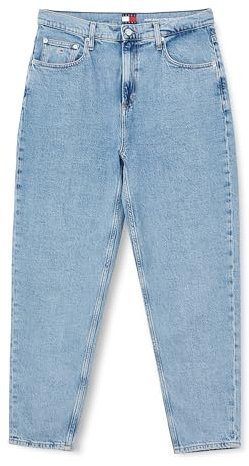 Tommy Jeans Damen Mom Jean Uhr TPR Ai4116Dw0Dw21392 Zugeschnitten, Denim (Denim Light), 28 W/32 L