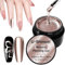 U-Shinein 8ml Gel à Peindre Métallique, Vernis à ongles en gel peint en métal, 3D Gel Métallique à Peindre Dessin Miroir Vernis à Ongles Glossy DIY Nail Art Manicure, Besoin Durcir, Faible rose doré