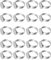 Visxcnu 20pcs Ringrohling Basen Edelstahl Cabochon 12mm Ring Lünette Rohlinge für Schmuck Basteln DIY Schmuckherstellung Material Zubehör Silber