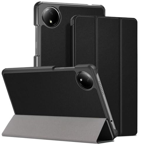 HEISHAYU Funda para Xiaomi Redmi Pad SE 4G 8.7 Pulgadas 2024 Tablet, Case con Función Auto Sleep/Wake, Negro