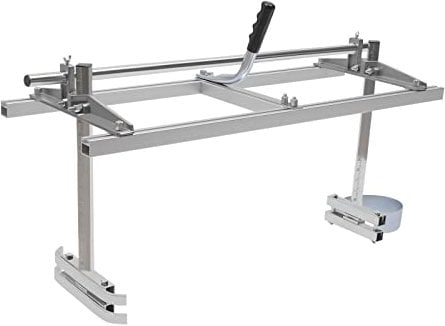 Mobile Sawmill 14-36 Inch Chainsaw Mill Saw Aid Bar Cutting Block Band Saw, Aluminium Flexible Wood Milling Cutting Guide System Board Sawmill for Woodworker