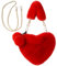 Meemion Handtasche Damen Handtasche Herz,Umhängetasche Plüsch,Plüschhandtasche,Herz Kunstfell Handtasche,Herz Clutch Geldbörse für Cocktail Outdoor Karneval Reisen Alltag Festival Partys Geschenk