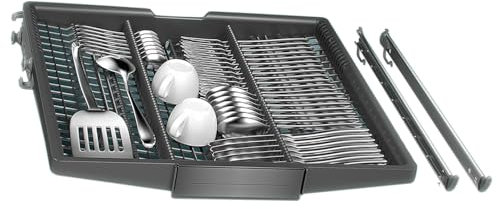 VIOKS Tiroir à couverts, avec rails de rechange, pour lave-vaisselle Siemens 17005525, SZ36DX02, pour paniers Flex