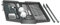 VIOKS Tiroir à couverts, avec rails de rechange, pour lave-vaisselle Siemens 17005525, SZ36DX02, pour paniers Flex