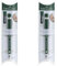 Faber-Castell 119037 - Perfekter Bleistift Castell 9000, Härtegrad B, Schaftfarbe: grün (2er Pack)