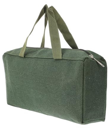 OSALADI Auto Repair Tool Kit Heavy Duty Canvas Tool Bag Tote Bag Organizer Pockets for Garage Workshop Use