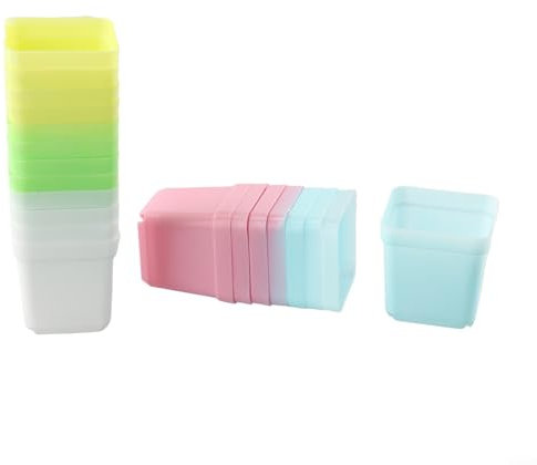 ReachMall 20er Set Mini Becken Blumentöpfe für Innen und Außen Perfekt für Sukkulenten Arrangements