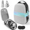 FOREGOER Hart Tragetasche kompatibel mit Oculus Meta Quest 3/Quest 3S/Quest 2 mit Elite Strap für VR Gaming Headset und Touch Controllers Zubehör, Lagerung Reisen (Grau)