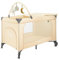 MoMi Kinder- und Baby-Reisebett-Set BELOVE PLUS 2-in-1, faltbar, 2 Schlafebenen für Babys bis 9 kg und Kinder bis 15 kg mit Kindermatratze, Spielbügel, Wickelauflage und Tragetasche