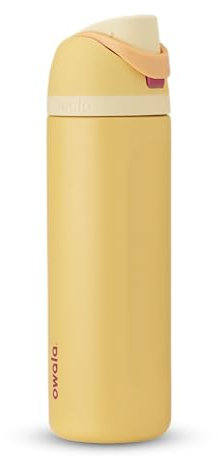 Owala Disney Princess FreeSip Insulated Stainless Steel Water Bottle with Straw for Sports and Travel, BPA-Free Sports Water Bottle, 24 oz, Belle