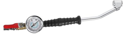 BESTYASH ReifenfüLlventil Mit Manometer Von Haineide Tragbares Eisenventil FüR Autoreifen Schneller LuftdruckprüFer Mit PräZiser Druckanzeige Ideal FüR Pkw Und Lkw Reifenwartung