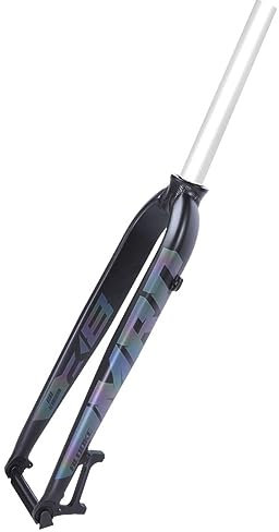 WIQUYBML Fourche Rigide pour VTT 26'', 27,5'', 29'', 1-1/8'', Droite, 700c, Frein à Disque QR 9x100 mm, Fourche Avant (Couleur : Multicolore, Taille : 26)