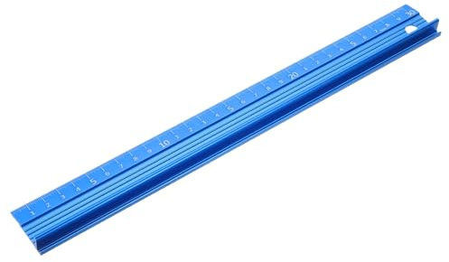 PATIKIL 30cm/12 Aluminum Cutting Rule Ruler L-Type Cutting Ruler