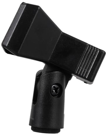 CONGARTENO 3PCS Spring Clip Microphone Holders with Adapter Mic Clips for Wireless and Wired Mics Fits to Stands and Poles Easy Installation