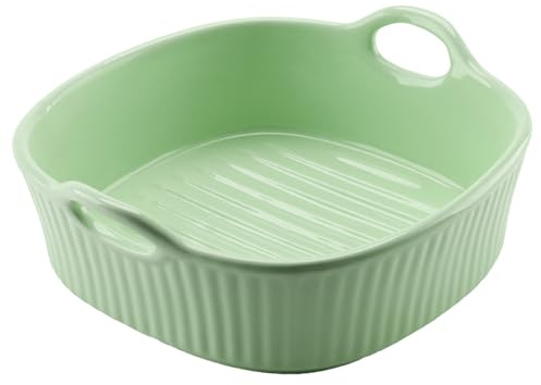 Ceramic Baking Dish,20cm Baking Dishes, Lasagne Dishes,Baking Dish for Air Fryer,Bakeware with Handles for Lasagne, Pies, Casserole, Tapas