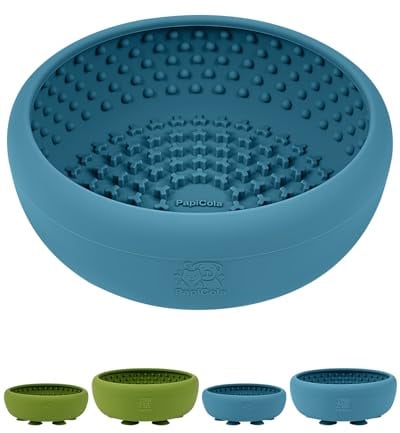 Dog Lick Bowl for Dogs L, Lick Mat, Dog Slow Feeder | Strong Suction Base, BPA-Free Silicone, Freeze Licking Bowl for Anxiety Relief, Enrichment & Distraction, Dishwasher Safe