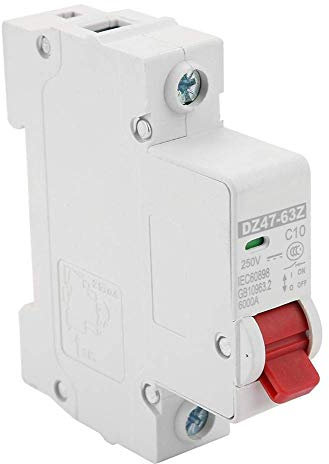 Leitungsschutzschalter Dz47-63z-1p 10a DC Leitungsschutzschalter Leckage Schutz Luftschalter Haushalts Schutz Überstromauslöser Sicherungsautomat