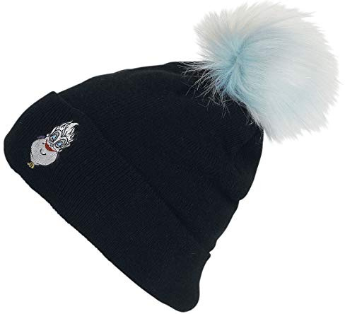 Disney Arielle, die Meerjungfrau The Little Mermaid Ursula Women Beanie Black, 100% polyacrylic,