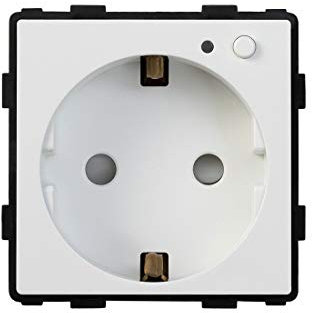 BSEED EU Standard WIFI Enchufe de Pared 16Amp EU Enchufe Blanco 86mm*86mm