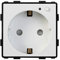 BSEED WiFi Schuko Steckdose Unterputz 1 Fach Wandsteckdose mit Alexa/Google Assistant Arbeiten 16Amp Weiß 50 * 50mm Kompatibel mit 86mm Glasrahmen