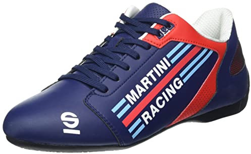 Sparco Unisex Martini Racing Laufschuh, Marineblau, 40 EU Schmal
