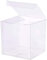 Transparente Geschenkboxen für Hochzeiten, quadratisch, transparent, für Süßigkeiten, Schokolade, Valentinstag, Geschenkverpackung, 10 x 10 x 10 cm, 10 Stück