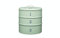 Auntie Morags Kitchencraft Nostalgia 3-Tier Metal Cake Storage Tin - Sage
