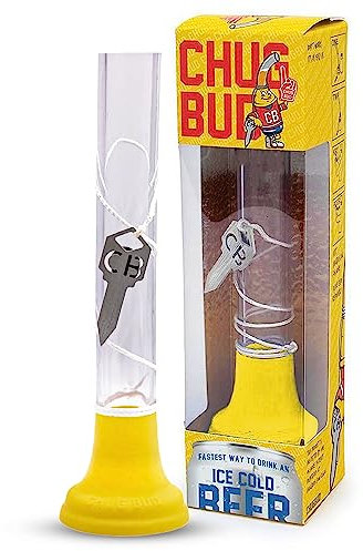 Chug Bud – Gelber Trichter – Shotgunning Werkzeug – Trichter für Partys, Heckklappen und den Golfplatz