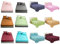 Voice7 Parure de lit 4 pièces en flanelle 100 % coton brossé (drap-housse, drap plat, paire de taies d'oreiller), bleu sarcelle, lit super king size