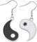 Yin and Yang Ohrringe Yin Yang Symbol Charm Ohrringe Yin und Yang Schwarz und Weiß baumeln Ohrringe
