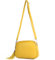 modamoda de - T238 - ital. Damen Umhängetasche Leder Medium, Farbe:Sonnengelb