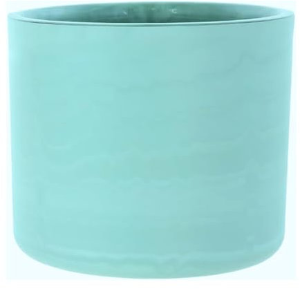 Gardenesque Ecomade Planter 35cm, Mint Green, Reclaimed Ocean Waste Plastic, Eco-Friendly, UK-Made Pot for Indoor & Outdoor Use, Lightweight, 35 x 35 x 30cm