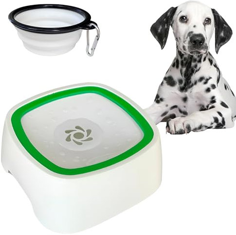 ConMarb| Bebedero Perro antigoteo Capacidad 1.5L|Regalo Dog Bowl portatil Plegable de Silicona para Viajes,escapadas|Bebederos para Perros antisalpicaduras y antiderrames con Base Antideslizante