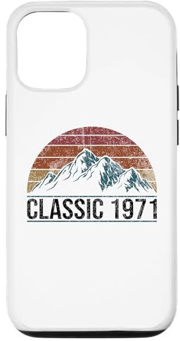 Classic 1971 Retro 55th Birthday 55 Year Old Case for iPhone 13 Pro