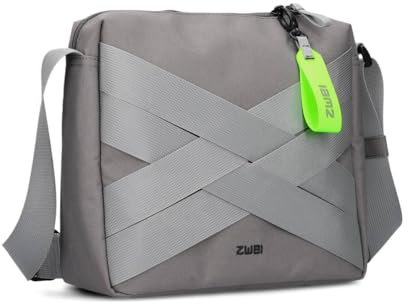 Zwei Sportliche Unisex Umhängetasche Alex AL100 Damen Herren & Teenager Tasche modernes cooles Design wasserabweisend (stone)