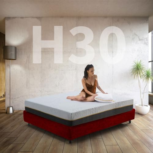 Materasso molle insacchettate e Memory ortopedico alto 30 Cm | Materasso rigido anche per pesi Extra matrimoniale 160X200 Cm | Materasso anallergico con tessuto sfoderabile - MOD. NIGHT MEMORY