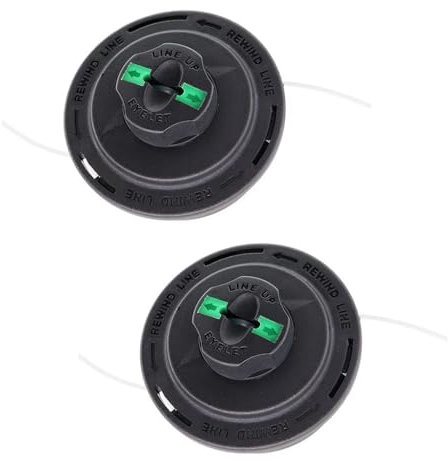 2X Doppelfadenkopf Fadenkopf für Fuxtec RT126 RT226 mit Tippautomatik Fadenspule Benzin Motorsense M8 Gewinde
