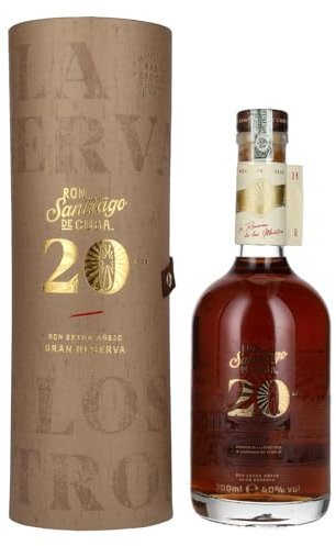 Ron Santiago de Cuba Extra Añejo 20 Años 40% Vol. 0,7l in Giftbox