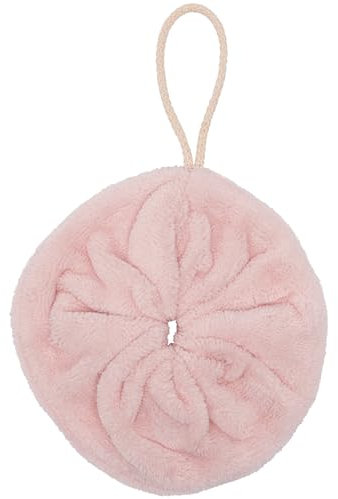 Fleur de douche éponge bambou dragée- éponge bambou ultra douce- certifiée OEKO-TEX- éco-responsable, économique - diamètre 18 centimètre