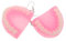 SAFIGLE 1 Paar Personalisierte Zahnohrringe Schmuck Hässliche Ohrringe Halloween-cosplay-requisiten Punk-ohrringe Punk-accessoires Halloween-ohrring Seltsame Ohren Coole Ohrringe Harz Rosa