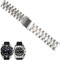 yaponuk Für TISSOT T042 T-Touch T013/T091 Edelstahl Solide Band Faltschließe Mann Uhrenarmbänder(21mm)