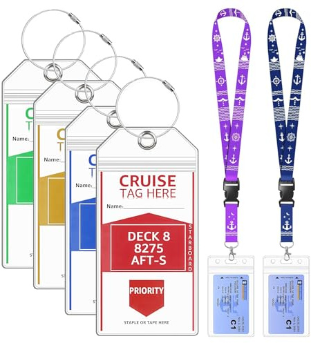 Etiquetas de equipaje XXL para cruceros, set crucero